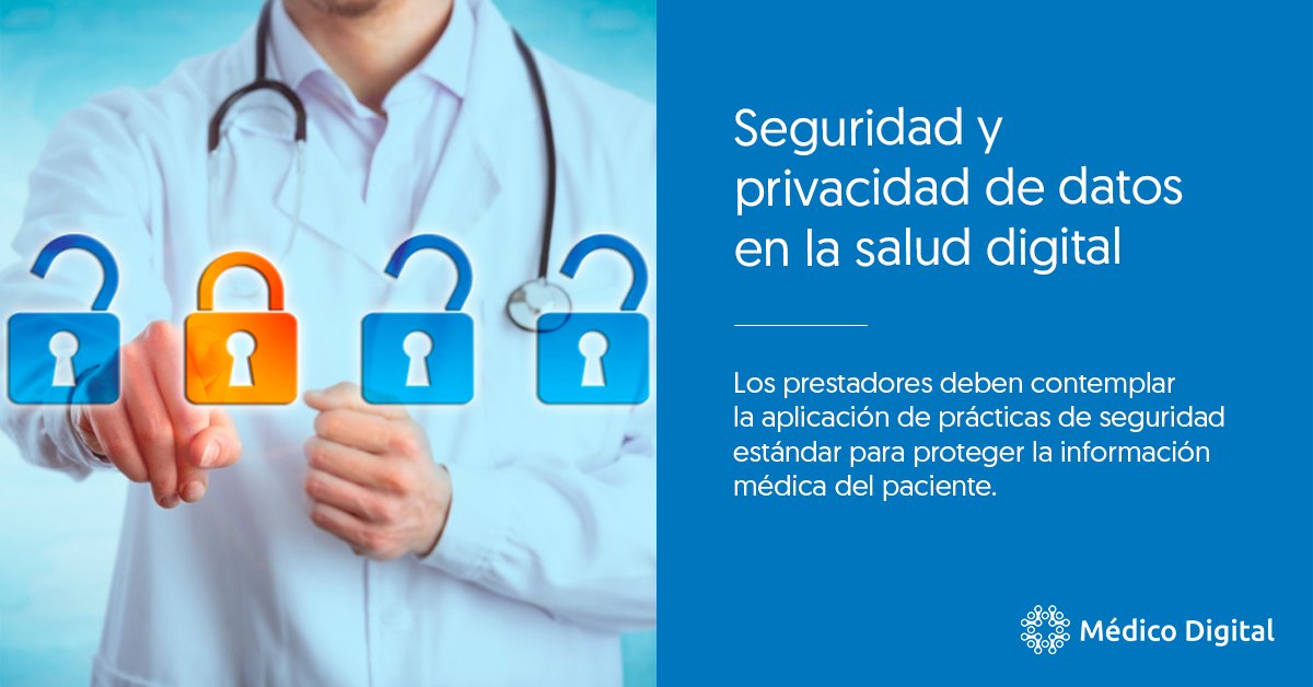 MedDigital_com's tweet photo. A medida que los sistemas de información digitales se vuelven cada vez más comunes, también lo hacen los problemas de seguridad y privacidad de centros médicos y pacientes ➡️ https://t.co/xwSP14SxO9 https://t.co/9KxsKnsnO6