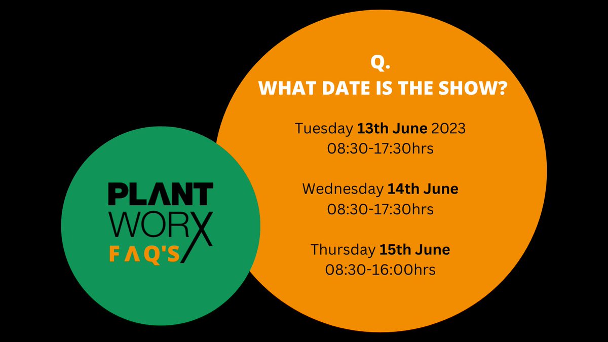 Plantworx2025's tweet photo. There isn't long to go now! 
Make sure you've got these dates in the diary and you've registered to attend #pwx2023 via the Plantworx website! 

#plantworx2023 #constructionexpo #constructionshow https://t.co/oxzZvdT3pY