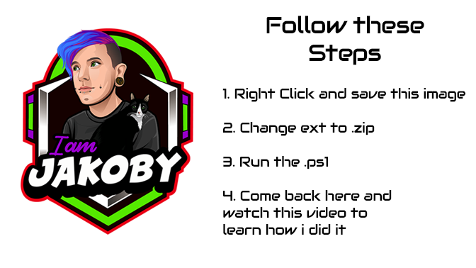 I_Am_Jakoby's tweet photo. this is just 1 of 3 crazy techniques that I showcase in this video as ways to hide malware you would never think of. Can make more detailed videos on them individually need be, but fuck they are cool

https://t.co/UBKMml7aPc

write up :
https://t.co/IBiVlPA66E

yea it actually works ha