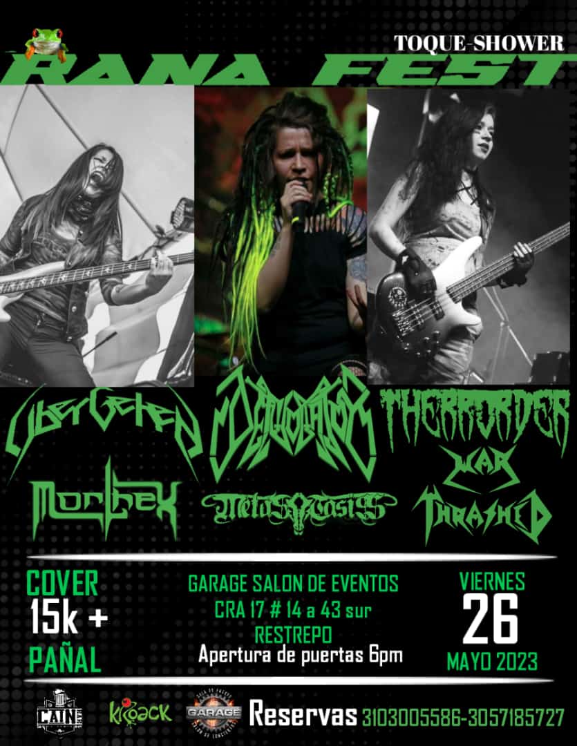 Este 26 de mayo estaremos en concierto en el Restrepo (Bogotá)
🤘🏻Los esperamos🤘🏻