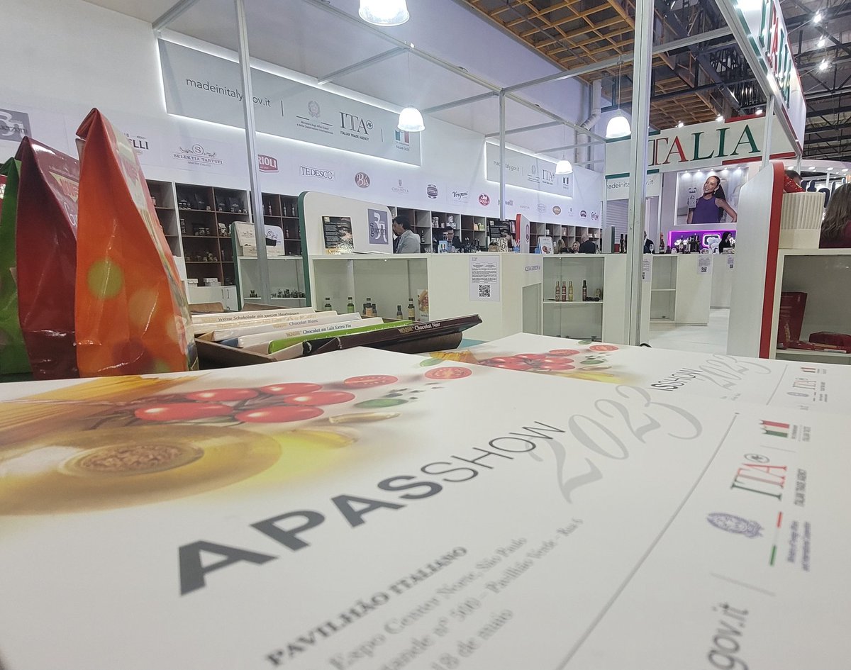 Itália quer ampliar presença no varejo de alimentos e organiza presença de 19 empresas na maior feira mundial dedicada ao setor supermercadista.

supervarejo.com.br/apas-show/ital…

#italiantradeagency #madeinitaly #alimentos #supermercados #vinhos