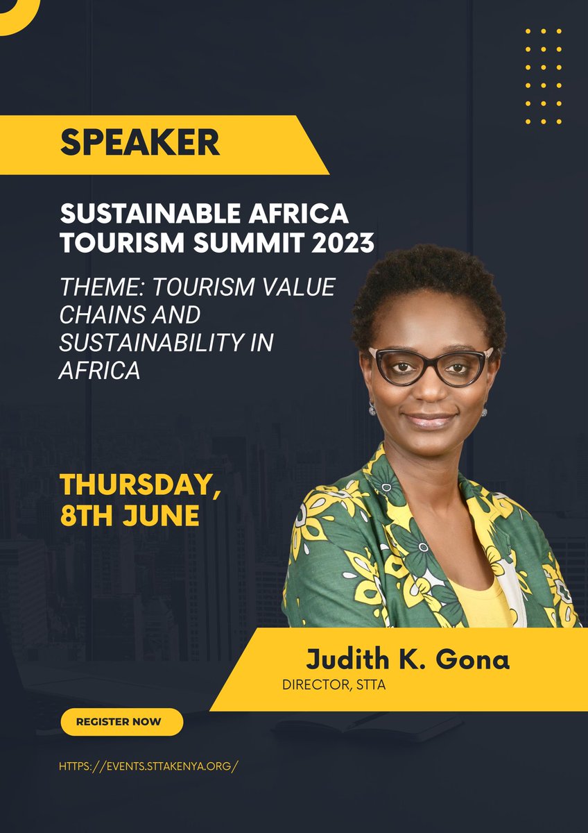 Competitiveness of tourism destinations is directly linked to dynamism and responsiveness of tourism value chains #SDGs.
I will talk about this in relation to Destination Africa at #stasAfrica2023. To join us register at events.sttakenya.org
