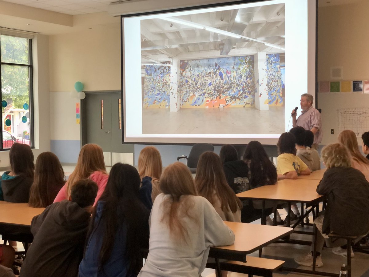 A HUGE thank you to Justus Roe for speaking to our MYP this morning! You are very inspirational! <a href="/JustusRoe/">Justus Roe</a>