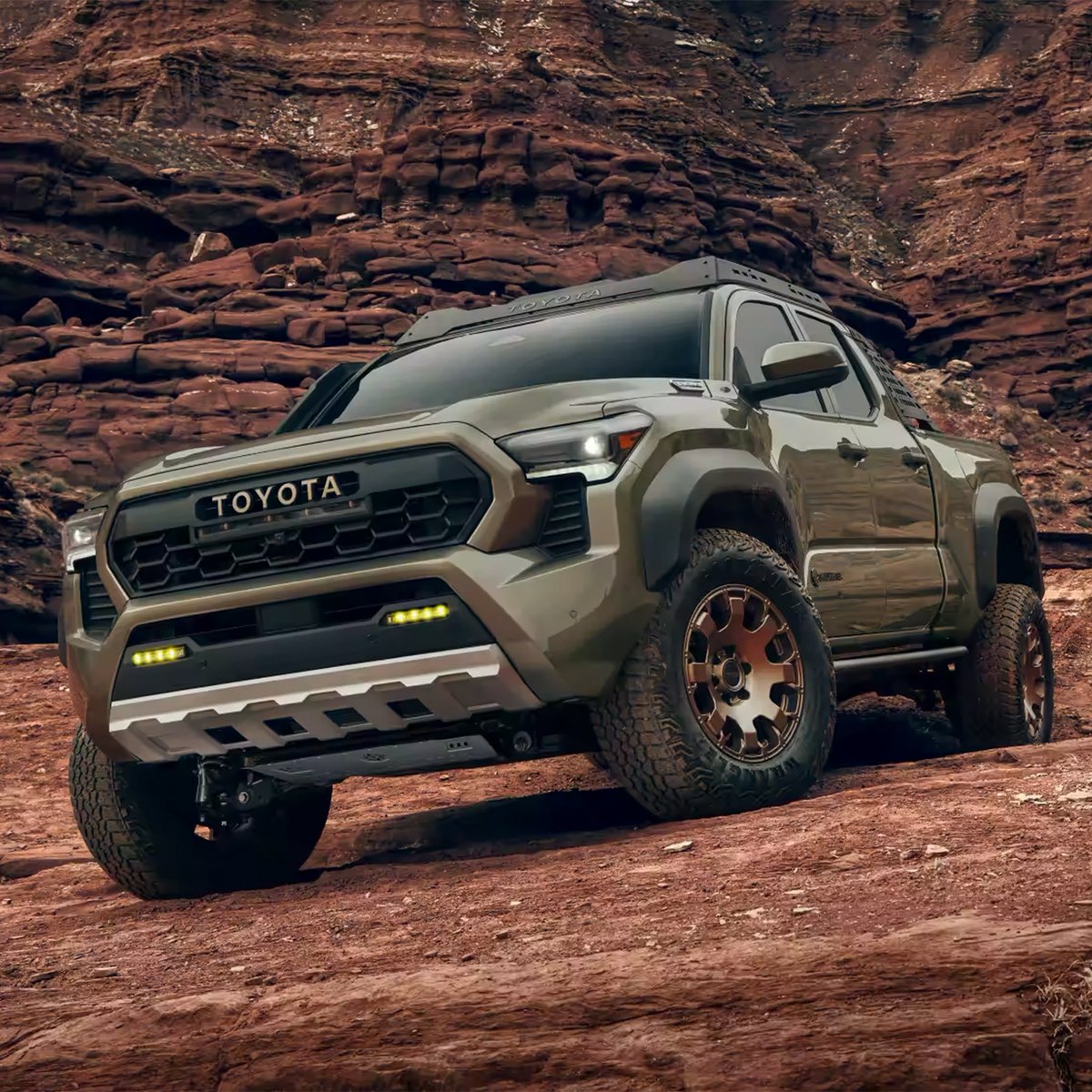 StephenToyotaCT's tweet photo. The new 2023 Toyota Tacoma and Tacoma Trailhunter, coming soon to Stephen Toyota of Bristol https://t.co/YX3u9102aO
