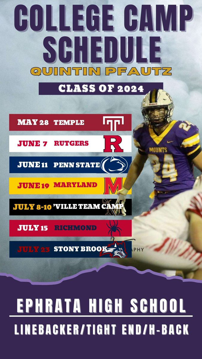 quintin_pfautz's tweet photo. Come watch how I compete this summer❗@krismiller1022 @JoshClair50 @VarsityMountsFB @717_sports @EPAFootball @PaFootballNews @PRZPAvic @footballcoach79 @carljfred @damehova9 @CaryMoyer @SportsByBLinder @PAPrepsRivals  @EdOBrienCFB @FBCoachDex @DELROYYY @JHop48 @DbeardDan @rivals https://t.co/WMc5WnNeuZ
