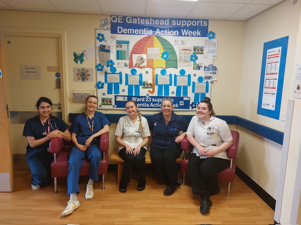 Michelle Lewins RN BSc (Hons) (@michellelewins3) on Twitter photo Ward 23 support Dementia Action Week <a href="/sowerby131/">Alison Sowerby</a> <a href="/HelenLa23309033/">Helen Larkin</a> <a href="/VictoriaJobson1/">Victoria Jobson RN BSc(Hons)</a> Ward 23 support Dementia Action Week <a href="/sowerby131/">Alison Sowerby</a> <a href="/HelenLa23309033/">Helen Larkin</a> <a href="/VictoriaJobson1/">Victoria Jobson RN BSc(Hons)</a>