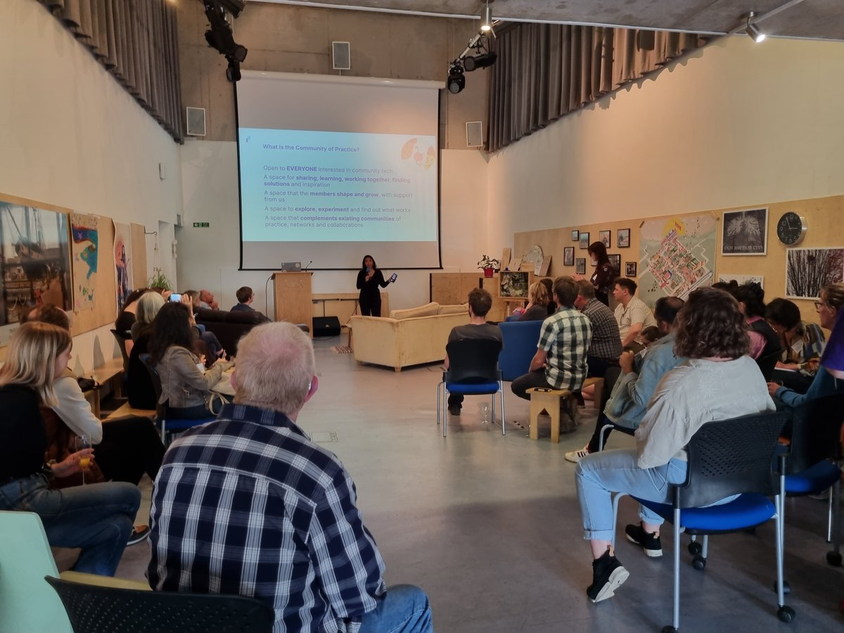 knowlewestmedia's tweet image. We are so pleased to host @CarefulTrouble at KWMC today as they launch the #CommunityTech community of practice with @peoplesbiz. Looking forward to seeing what’s next and continuing working on our Makers and Mainters project!