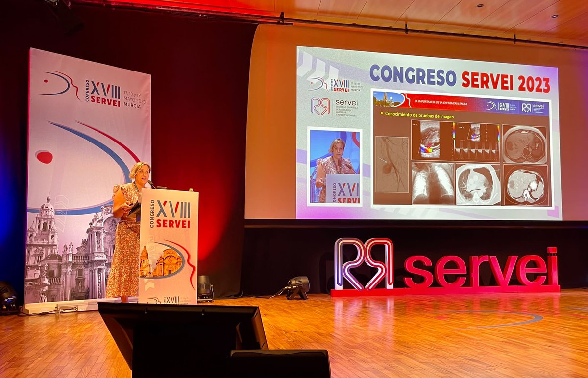 VirTauli's tweet photo. Y finalmente para concluir la sesión enfermera de @servei2023 , nuestra compañera @anagusi nos presenta “La importancia de la Enfermería en Radiología Vascular Intervencionista” 
¡Felicidades! https://t.co/Fc3KVwInTw