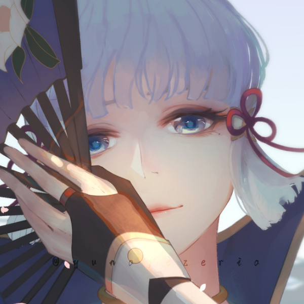 神里绫华 「Face traaaaaainnn   Thanks for the tag! 」|允•Yunのイラスト