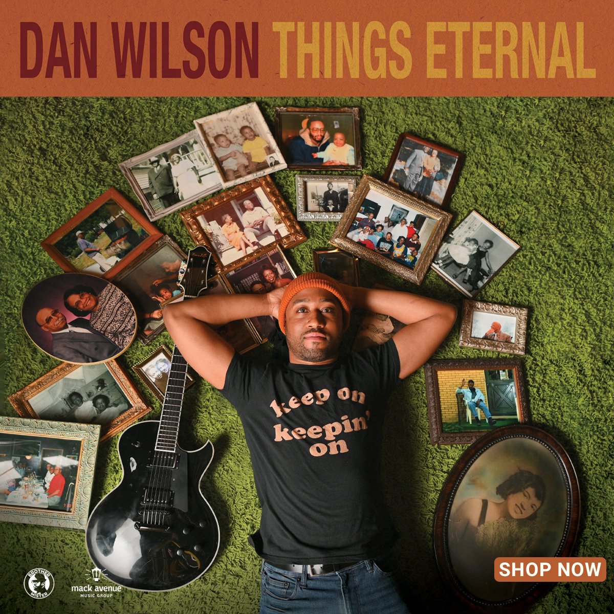 MackAvenueMusic's tweet photo. 🎸@DanWilsonGuitar's Things Eternal is out! 💥 Listen now: https://t.co/4L5UKIoRKc

Throughout a curated selection of 12 songs, Dan gathers hope and inspiration from ancestral wisdom, dedicated to the enduring quality of the human spirit. https://t.co/uHpXJ2paUW