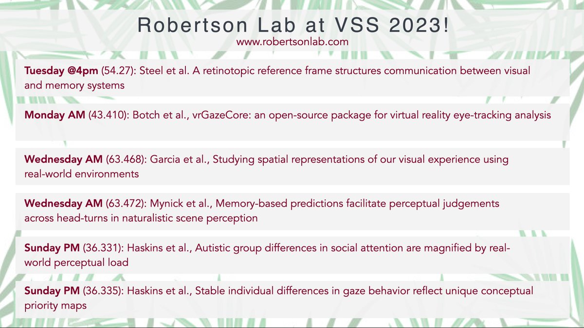 En route to #VSS2023! Our lab has a bunch of fun talks and posters to share, from <a href="/AJ_Haskins/">AJ Haskins</a> <a href="/annamynick/">Anna Mynick</a> <a href="/tommy_botch/">Tommy Botch</a> <a href="/deepasri_p/">Deepa Prasad</a> @neuro_steel.
