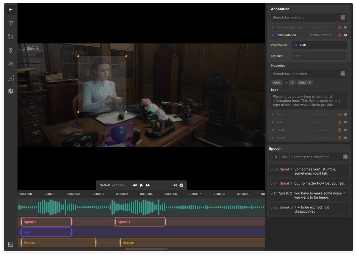 Asaslab's tweet photo. ✨To be released soon✨

Our open-source video annotation tool (https://t.co/jsEYtmGgx0) for social science researchers leverages cutting-edge AI technologies to expedite the annotation process https://t.co/GcNDcH0rj1