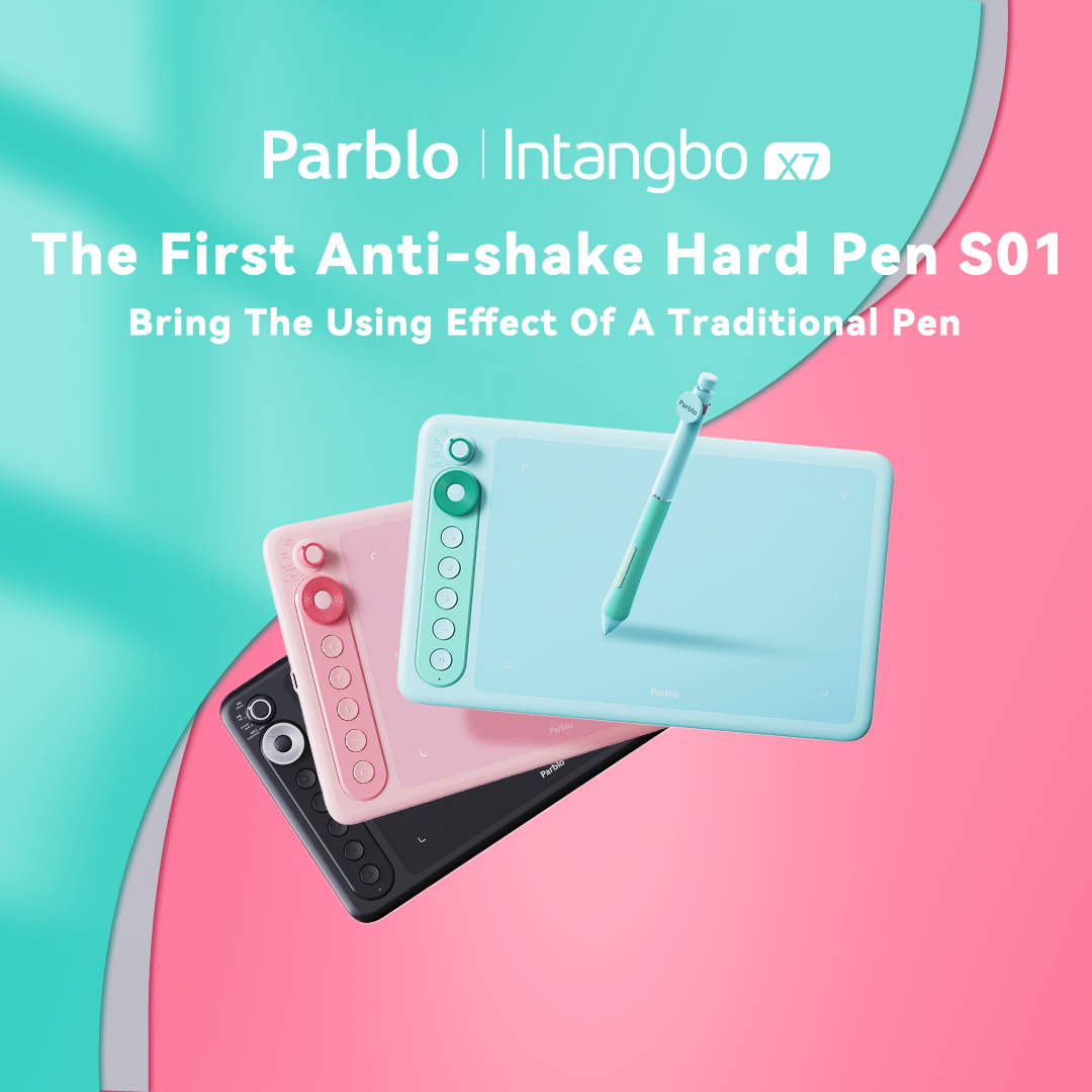 ParbloTech's tweet photo. 💫Hello everyone, a new drawing tablet is coming, it is Parblo New Drawing Tablet X7.
💥Three excellent features:
New Technology Short Stroke Hard Pen S01
Flexible coordinate mode adjustment function
Vibrant product exterior color matching
#parblointangboX7 #digitaltablet https://t.co/KzBkRE1dPR