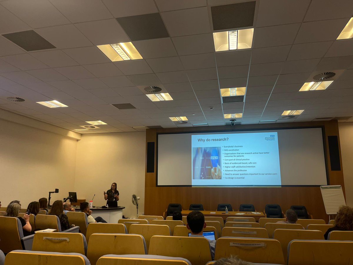 DrAngelaK's tweet photo. Very proud to share my midwifery &amp; research journey at the WUTH Research &amp; Innovation event and how the NIHR SRL programme will enable me to positively influence research culture within maternity @WUTHresearch @tracyfennell2 @nj_stevenson @kingdon_carol @jo_lavery @NIHRcommunity https://t.co/htNzFo7Q4A