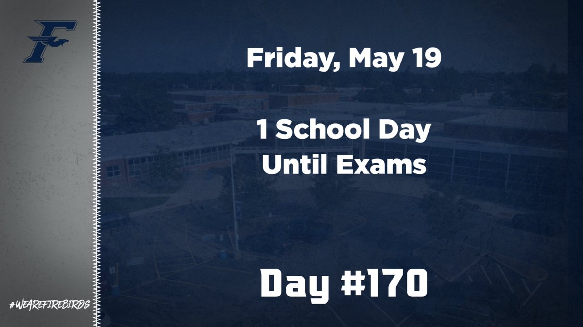 Day #170 -- Friday, May 19, 2023

#WeAreFirebirds