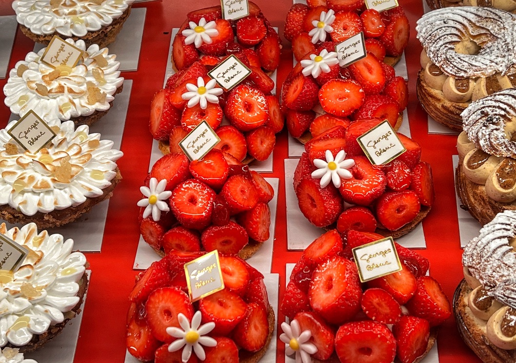 Daily #photooftheday from #France Friday. Cake. 
Strawberry - or lemon meringue?
#TheGoodLifeFrance