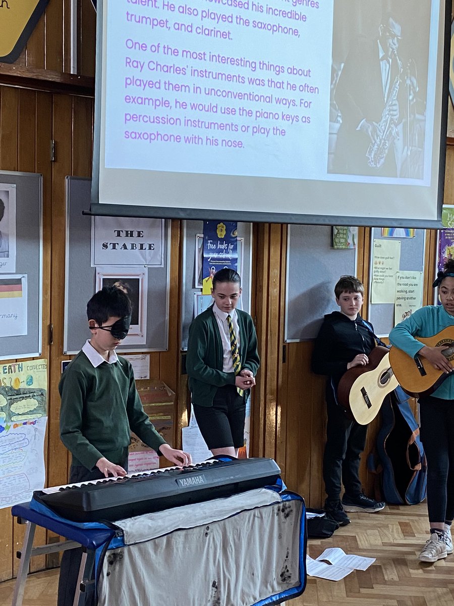 bisphamj's tweet photo. Learning about Ray Charles in our Assembly https://t.co/NJVsVeGj4Q