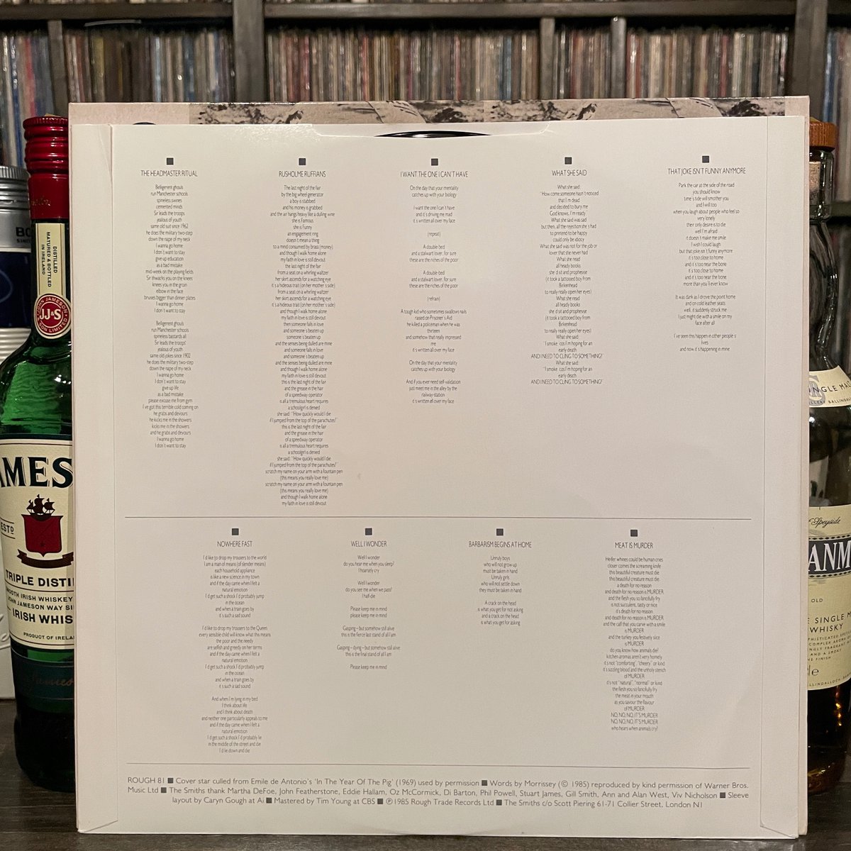 MILEHIGHCLUB202's tweet photo. ほなLPいきます
THE SMITHS / MEET IS MURDER [’85 Rough Trade --- ROUGH 81] R.I.P.A.R.
#AndyRourke #theSmiths #MeetIsMurder #BarbarismBeginsAtHome #vinylbar #musicbar #レコードバー #mhc19052023
https://t.co/HUTZwOodBz https://t.co/b26A7bia8r