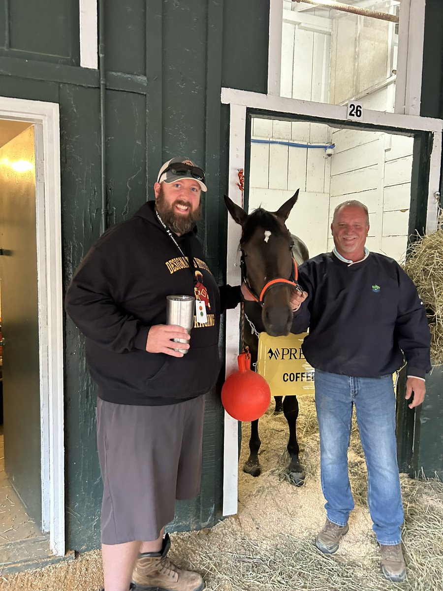 Coffeewithchris having Coffee with Chris #Preakness148 #mdbred