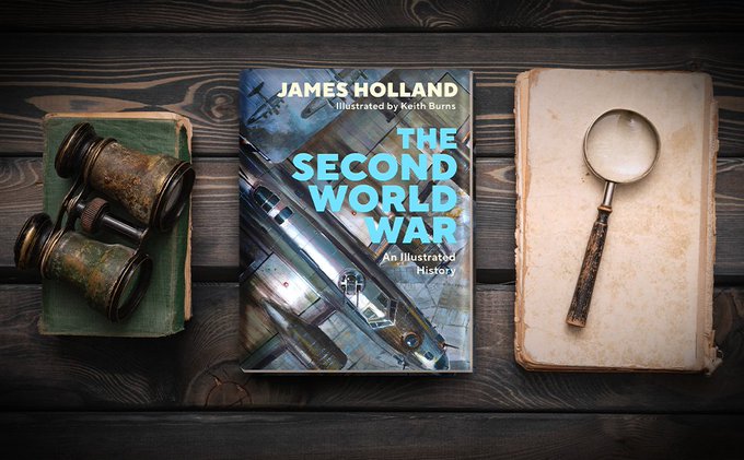 Experience @James1940's The Second World War: An Illustrated History. With over 250 beautiful illustrations by acclaimed artist @Burns_Keith, commissioned specially for this project. Order your copy now: amzn.to/3IoNrKR #WW2