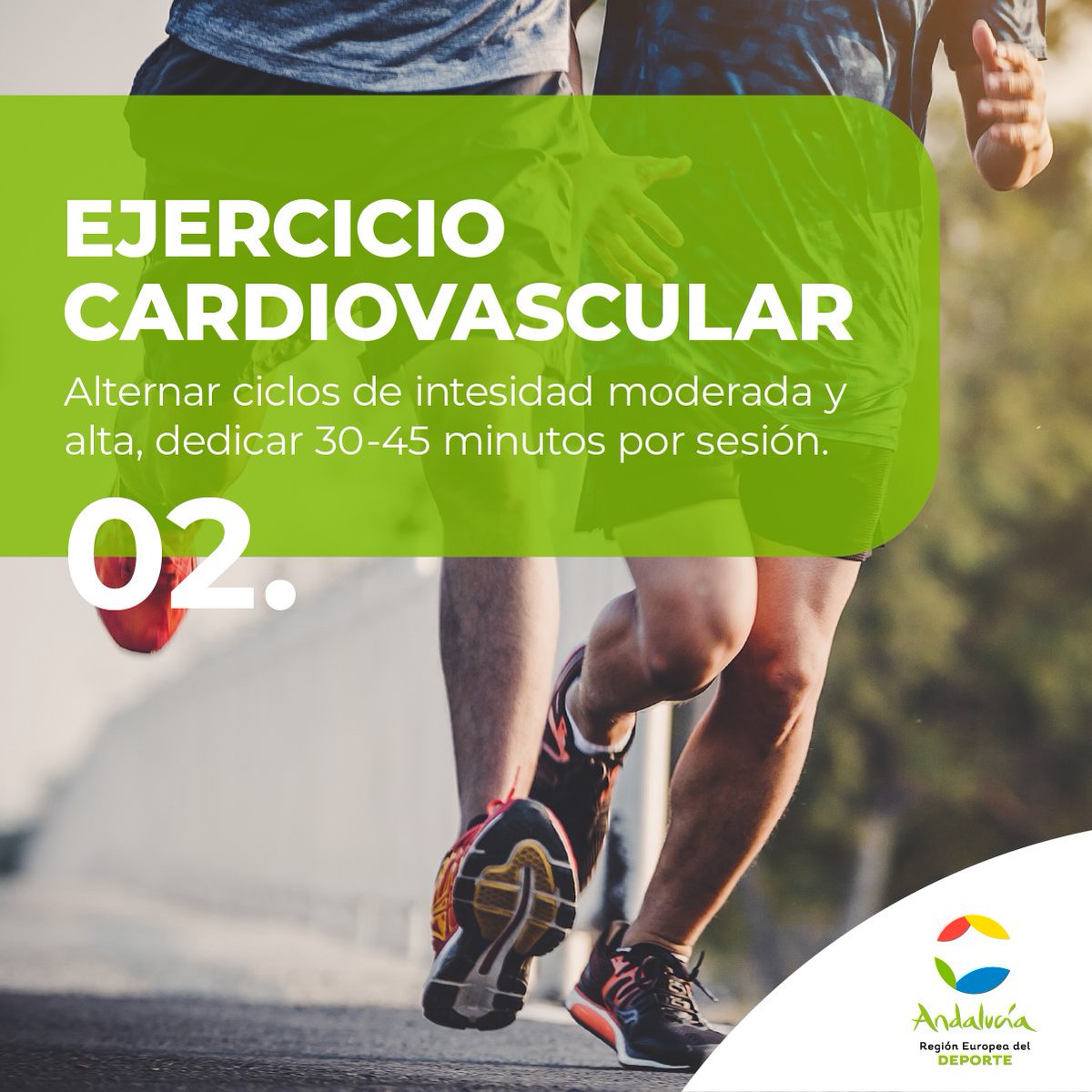 DeporteAND's tweet photo. ✔ Un correcto plan de #ejercicios es fundamental para evitar #lesiones. 

¡4 Tips de las etapas más importantes! ¿Sigues estas #rutinas? 💪

#AndalucíaElLugarDelDeporte #Andalucía https://t.co/ZSzSgnxnDO