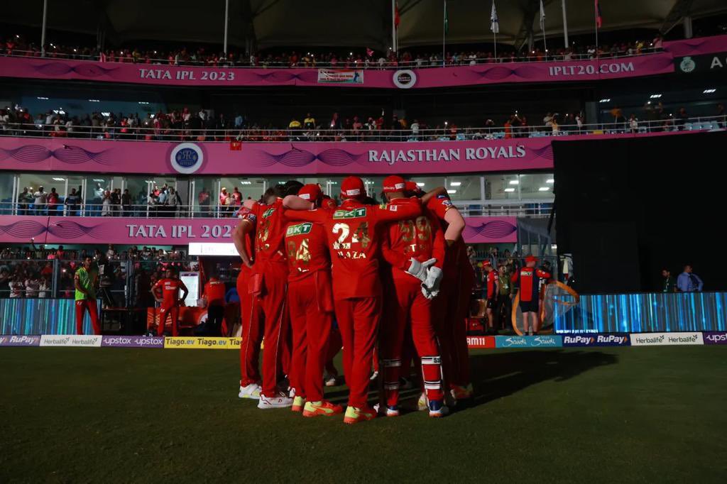 Our last match-day.

There’s yet again nothing else we can do but just watch them play.

<a href="/PunjabKingsIPL/">Punjab Kings</a> are an eternal part of our lives, I believe so. All this agony, patience, faith will pay well, don’t know when, but some day, perhaps.

Then, now &amp; forever. PBKS. <3

#PBKSvRR