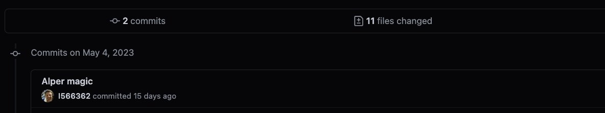 rule #1 of what makes a good git commit: Be as vague as possible 

<a href="/alpertes/">Alper Dedeoğlu</a>