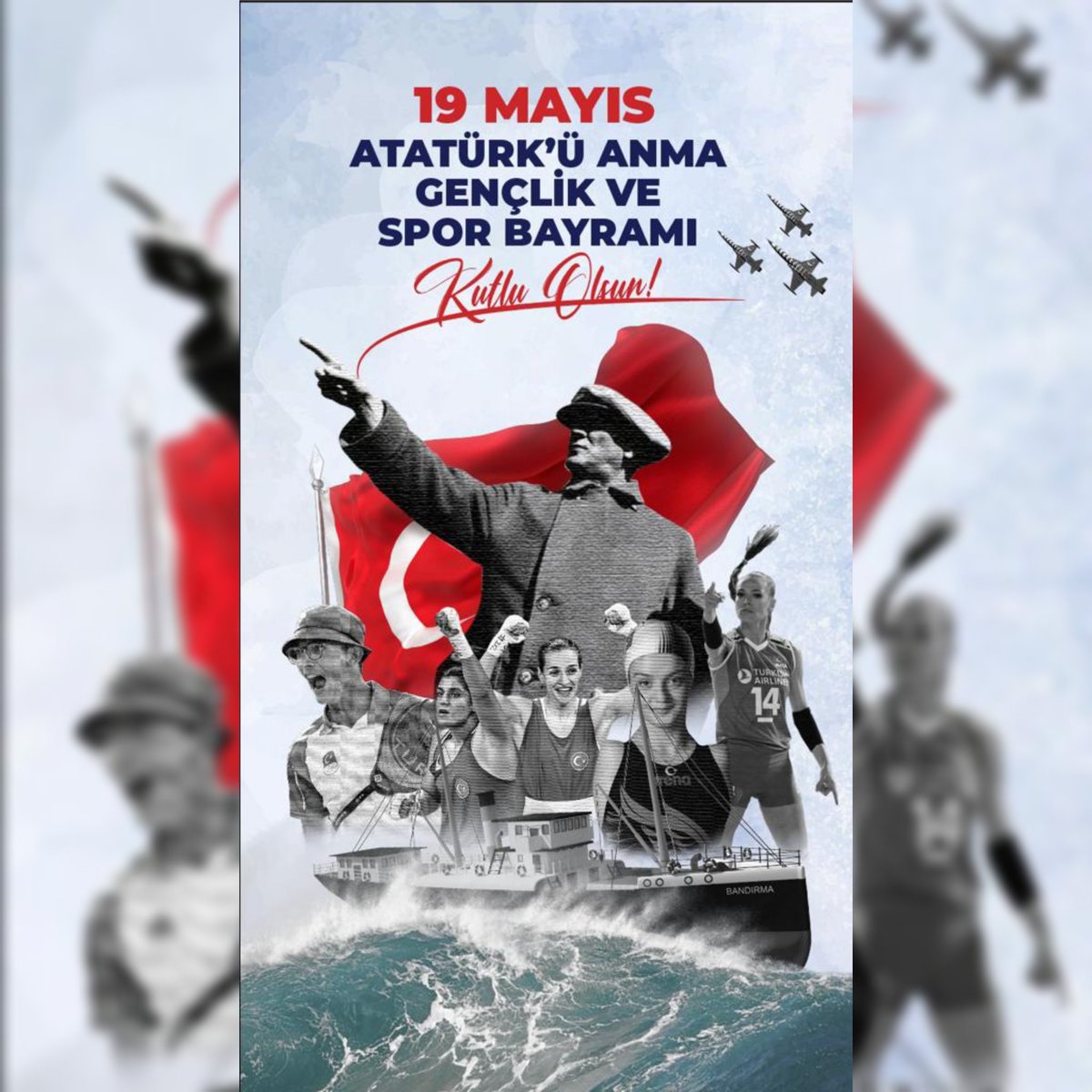 19 Mayıs Atatürk'ü Anma Gençlik ve Spor Bayramımız Kutlu Olsun.
#19mayıs #19mayısatatürküanmagençlikvesporbayramı #chp #aksehir #chpaksehir #chpaksehirilceörgütü #chpaksehirilcebaskanligi