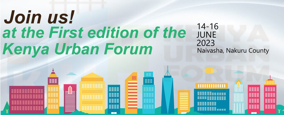 AmbKenya's tweet photo. 📢 #SavetheDate | #KenyaUrbanForum2023 

Are you ready for the  1st transformative conference on Strategic Pathways to Inclusive and Sustainable Urbanization in Kenya.    

Register:  👉https://t.co/13hctuw08k

#KenyaUrbanForum2023
#KUF2023
#KenyaUrbanForum
#TheFutureIsUrban https://t.co/rRFjWcfhHK