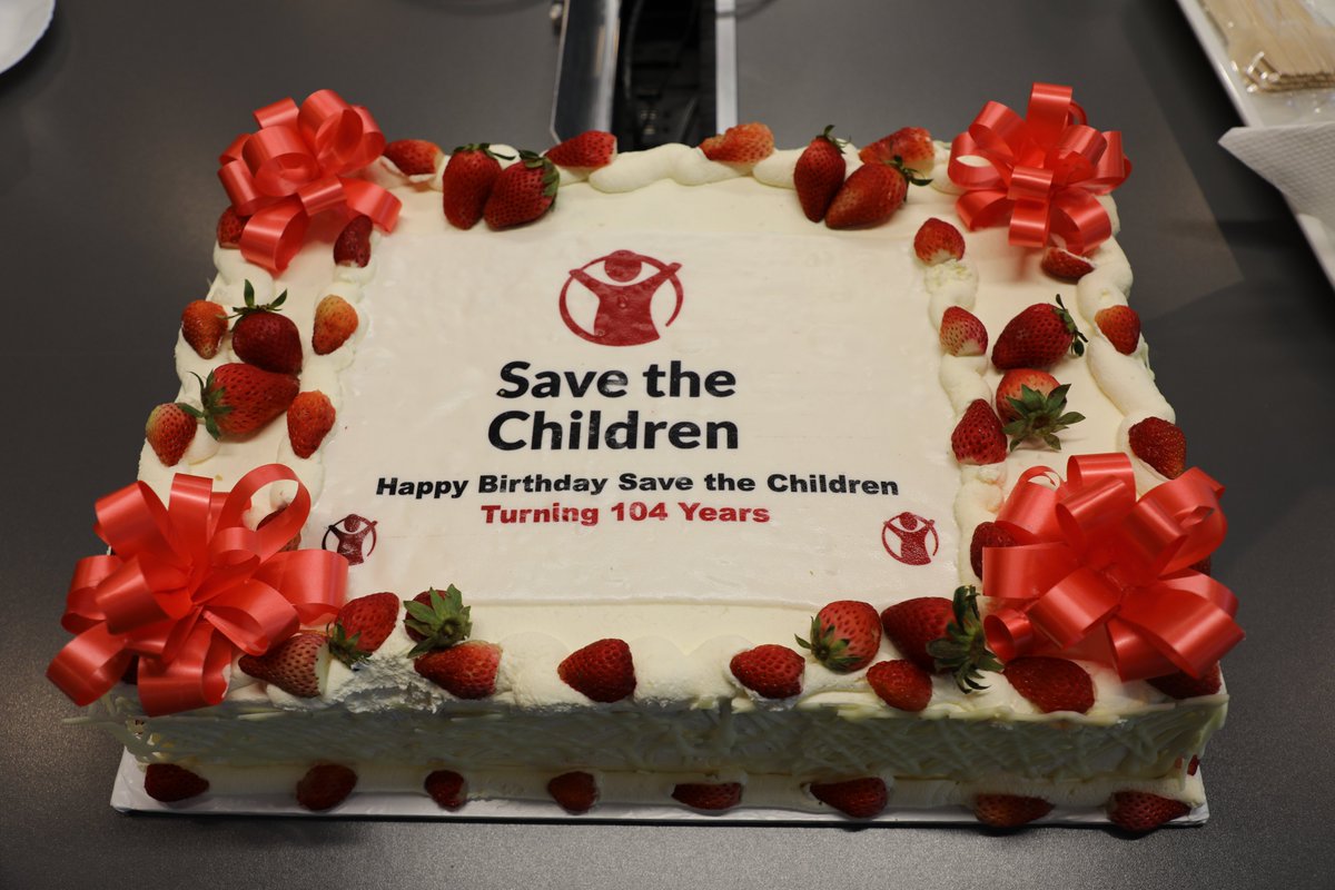 🎉🎂 Celebrating 104 Years of Impact at Save the Children! 🌟🙌 Today, we had the honor to celebrate  Save the Children's incredible journey with Jody Yasinowsky, Senior Managing Director of Humanitarian Portfolio at <a href="/SavetheChildren/">Save the Children US</a> .