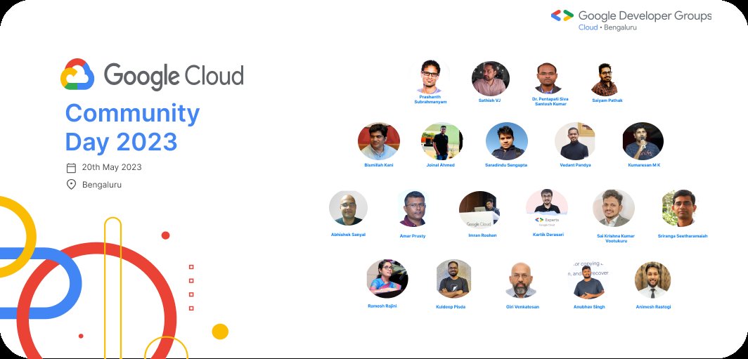 gdgcblr's tweet photo. 🎉 Join us at #GCCDBLR2023 for an incredible lineup of speakers across tracks! Get ready to be inspired by industry experts and gain valuable insights. Don't miss this engaging day of sessions and networking. See you there! 🌟

#GoogleCloud #GCCDBLR2023 https://t.co/J13hm1BYyU
