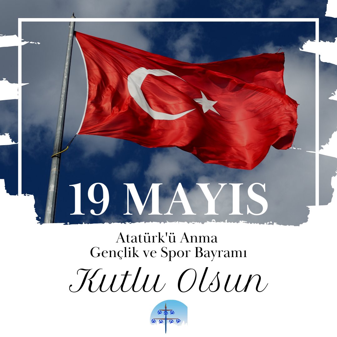 19 Mayıs, Türk Milleti'nin bağımsızlık ve özgürlük umutlarının inanca dönüştüğü, kurtuluş ateşinin yakıldığı ve aydınlık bir geleceğe olan inancın kuvvetlendiği günün adıdır. 19 Mayıs Atatürk'ü Anma Gençlik ve Spor Bayramınız kutlu olsun🇹🇷

#19MAYIS #Atatürk #Gençlik #Spor