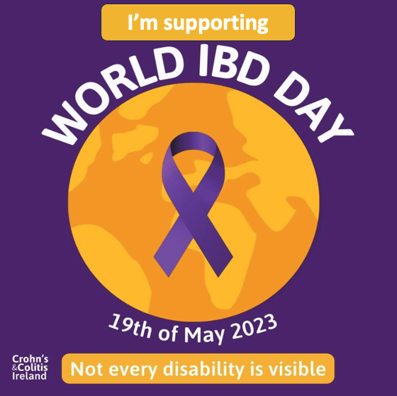 💜Happy World IBD Day💜

#WorldIBDDay

Photo credited by: Crohn's &amp; Colitis Ireland