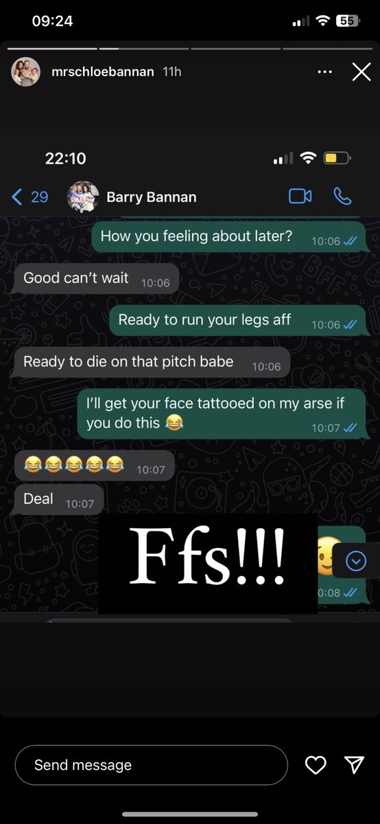 @chloebannan Actually hope your getting is tattoo now 🤣🤣🤣