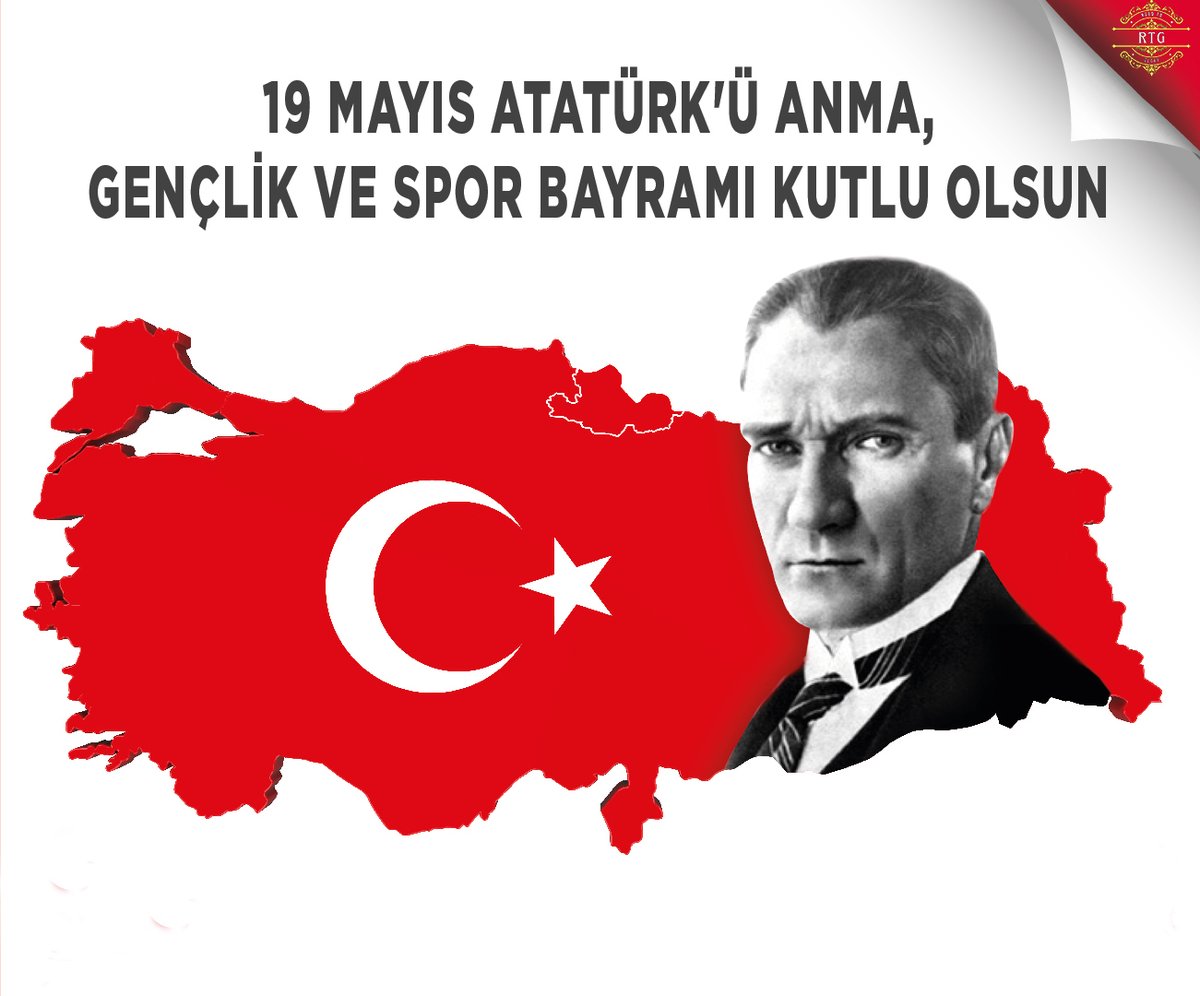 rtgespor's tweet photo. Atatürk ve silah arkadaşlarını saygı ve sevgiyle anıyor, Gençlik ve Spor Bayramınızı en içten dileklerimizle kutluyoruz.
#19MAYIS1919 https://t.co/tBi5K2wrm5