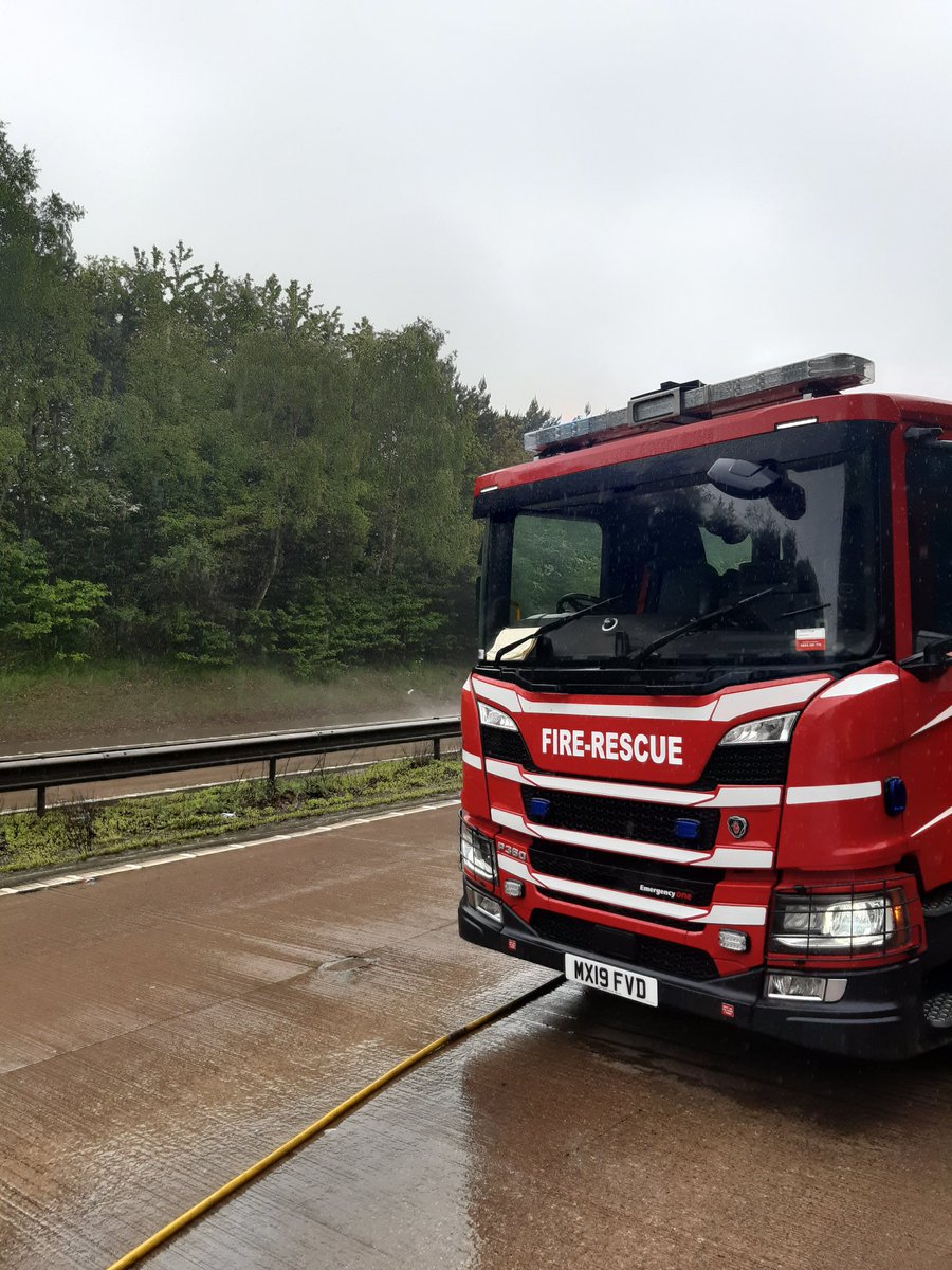 Car fire M54 Junction 3 to 2 Eastbound
Fire crews dealing with incident. Please drive carefully and slow down  when passing for the safety of crews and other road users
<a href="/shropsfire/">Shropshire Fire and Rescue Service</a> <a href="/HighwaysWMIDS/">National Highways: West Midlands</a> <a href="/SFRS_Control/">SFRS Control</a>