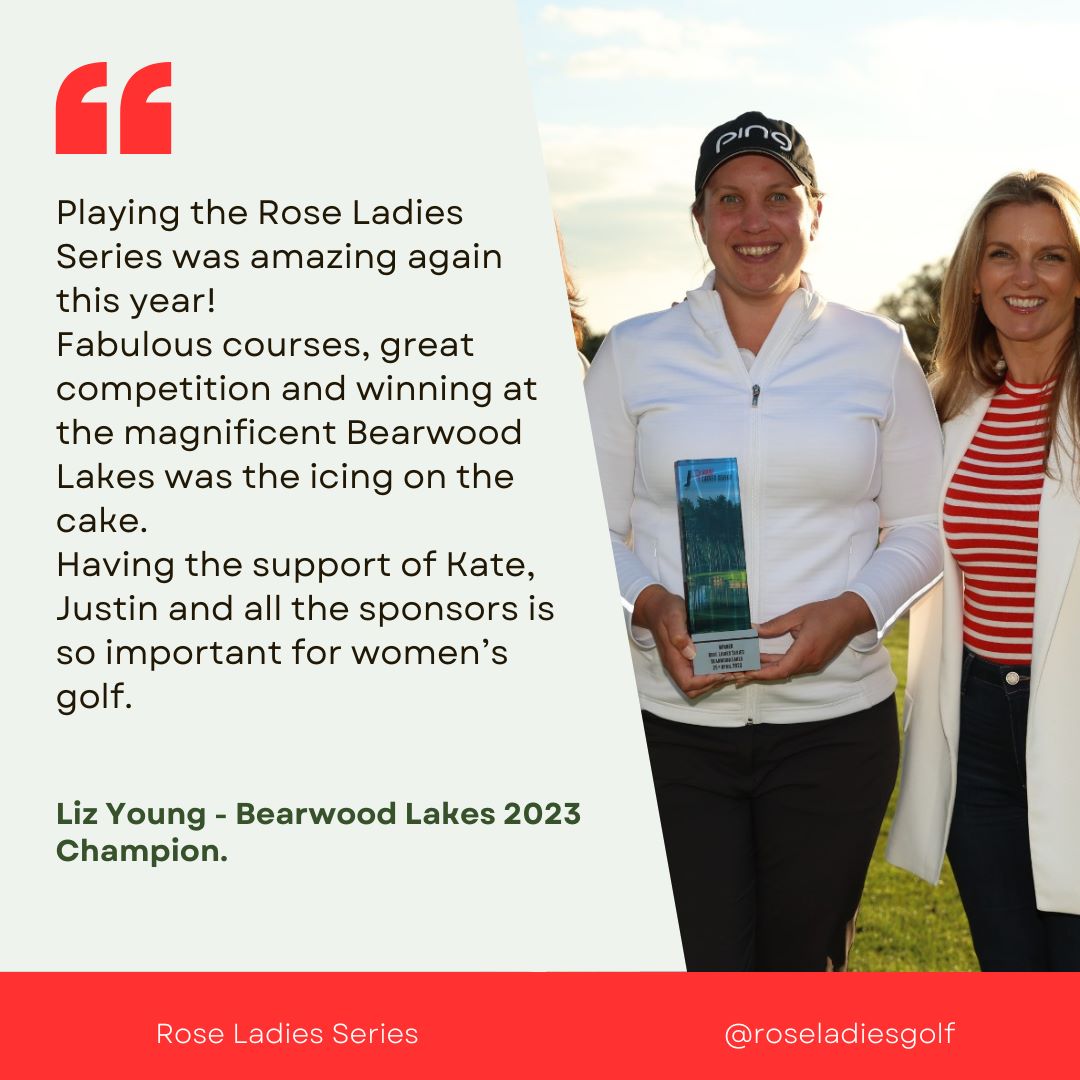 2023 Bearwood Champion and Multiple Rose Ladies Series Winner  gives us her thoughts and feedback on what the series means to her and why The Rose Series is so good for Early Season prep. 

#RoseLadiesSeries #2023 #Champion