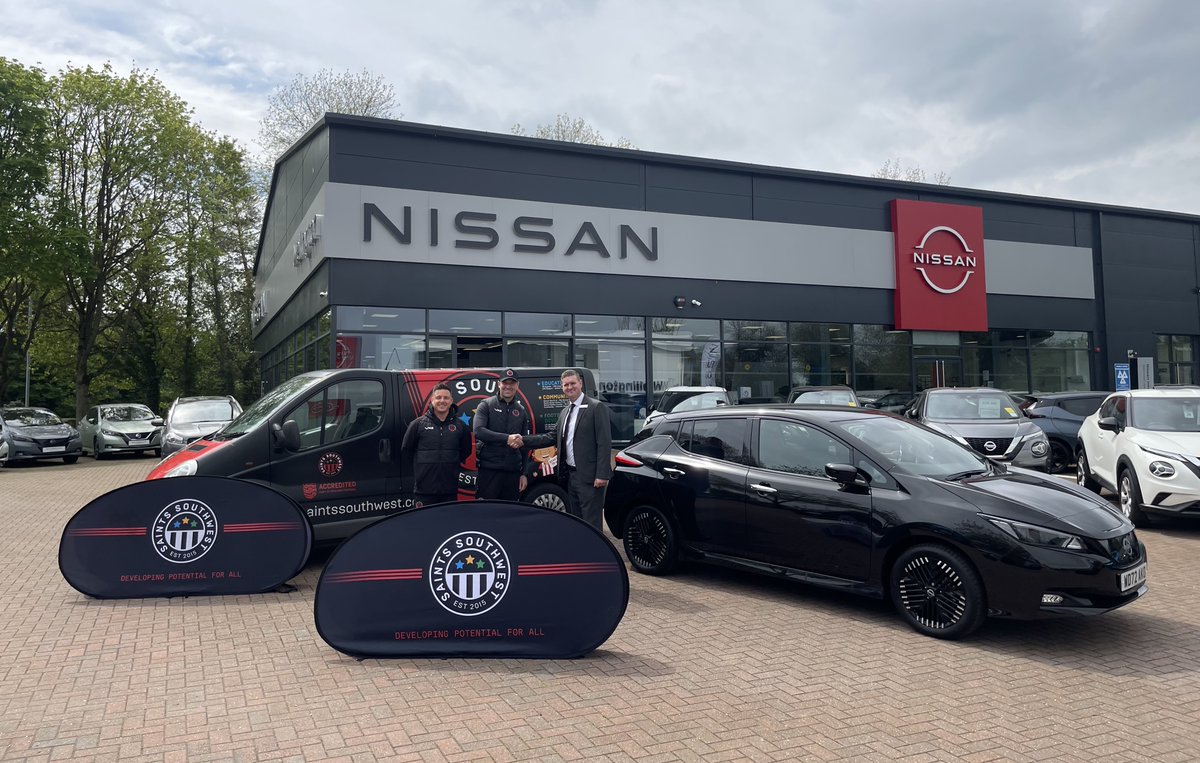 🔴 SAINTS SOUTHWEST 🤝 SOUTH WEST NISSAN

🍃 “We are delighted to have been able to work together with our friends at South West Nissan to get this across the line.'

Read all about our brand-new all-electric vehicle HERE: saintssouthwest.co.uk/post/saints-so…

#saintssw
😇