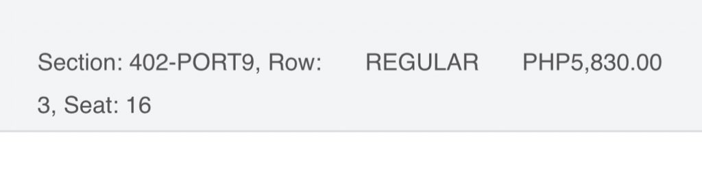 pweachybudols's tweet photo. WTS LFB PH 

#EXOSCinMNL UPPER BOX A 
Section 402 (Row 3; Seat 16) 
Bought for 5,830

PRICE: 5,000 

- Can only provide e-ticket but if want can provide authorization letter to claim physical ticket! 

RFS: SUDDEN SCHEDULE TOMORROW 

Dm if inch! https://t.co/ZvW6RrGMNx