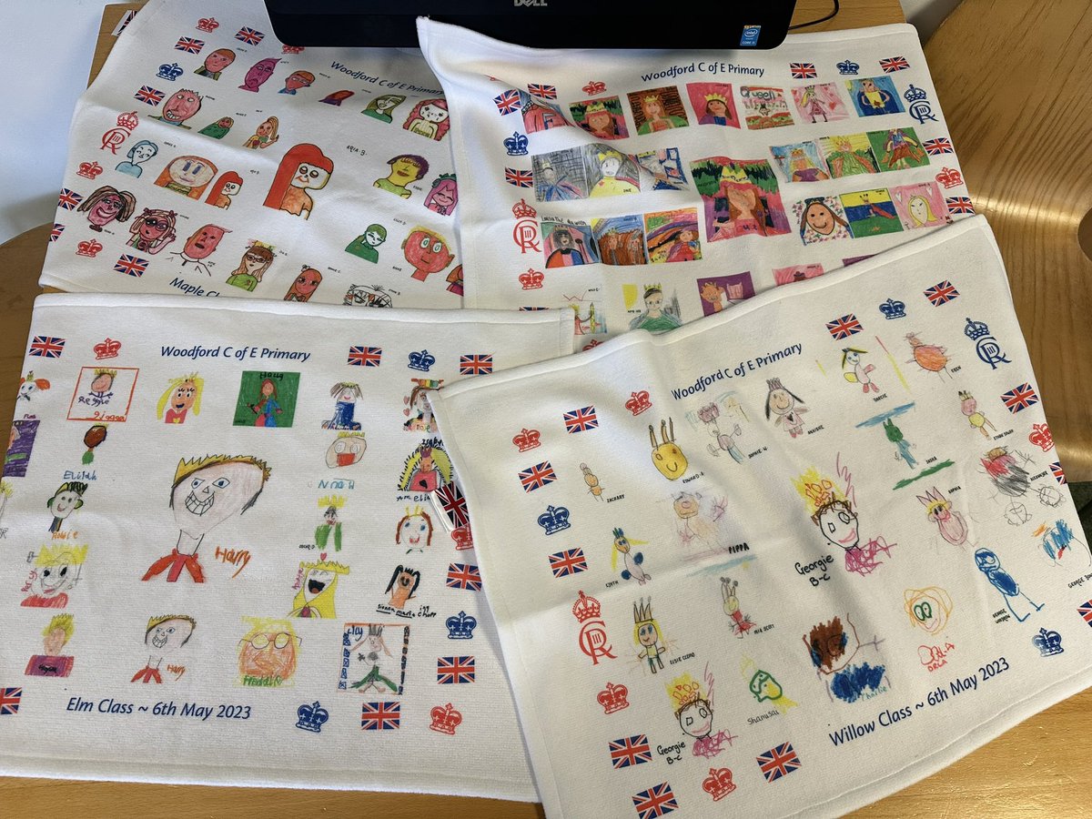 Our amazing Coronation tea-towels have arrived, how exciting 🇬🇧