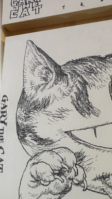 ゲイリーザキャット 白黒展 トランスポップギャラリー 〒606-8203 京都府京都市左京区田中関田町22-75ルミエール出町柳  2023年6月10日～7月2日 月、火、定休日 12時～18時
