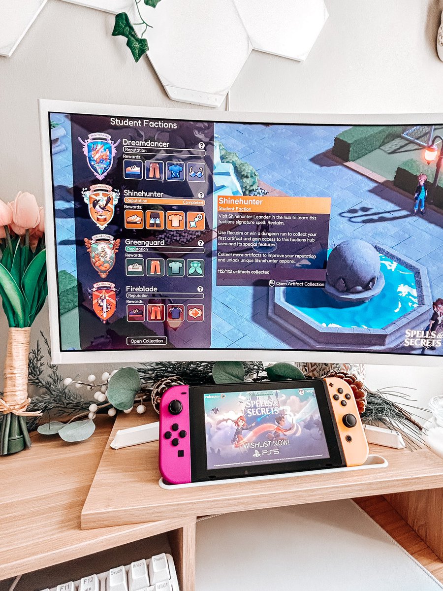 SpellsSecrets's tweet image. In Spells &amp;amp; Secrets you can choose between 4 Student Factions. ✨

💙 Dreamdancer
💛 Shinehunter
💚 Greenguard
❤️ Fireblade 

Which Student Faction would you choose? 🤔