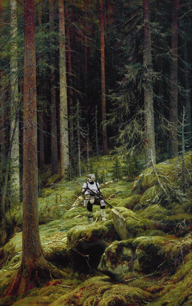 On The Forest Moon

I’ve actually hidden an Ewok somewhere in the painting. Happy searching 

Let me know what you think 

#starwars #endor #returnofthejedi #imperial #scouttrooper #starwarsart @starwars