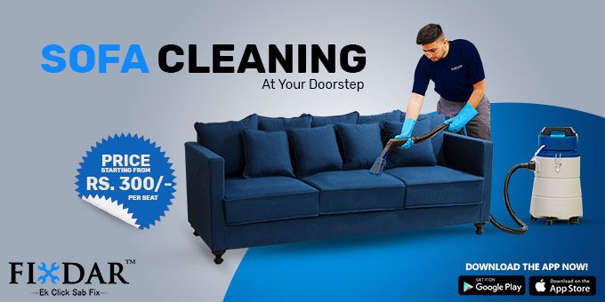 FixDar's tweet photo. Our trained Technicians will make your Sofa spotless Clean.
Download FixDar now &amp; avail Home-Maintenance Services at your doorstep.
#sofacleaning #cleaning #cleaninginkarachi #sofaclean #electric #plumber #home #karachi #fixdar https://t.co/NoGpZvPqSv