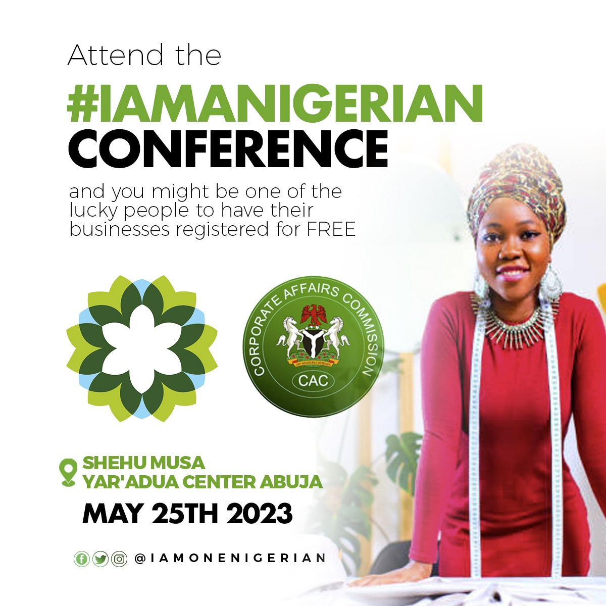 AbisayoBusari's tweet photo. Do you currently own a business that is yet to be registered?  @iamonenigerian will be offering 20 women free CAC business registration at the #IAMANIGERIAN Confrence 7.0.
Click the  link below and register for free. 

Alex Otti Appeal Court  Qudus 

https://t.co/4nMozZ2p8V https://t.co/LapX6toAeo