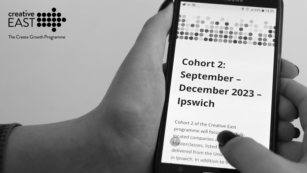 Do you have ambitions to grow your company? If you're in the creative sector we want to help you. We've gathered a team of industry experts to share their skills and experiences to help you realise your dreams - and it's all free of charge!

creativeeast.org.uk

#Ipswich