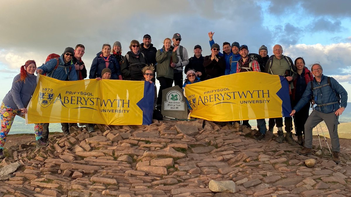 🎉Congratulations to a group of University and @UMaberSU staff who have completed the Welsh #ThreePeaksChallenge to raise money for the Chemotherapy Day Unit at #Bronglais Hospital.

🖱️Full Story: bit.ly/3IlxDbK
