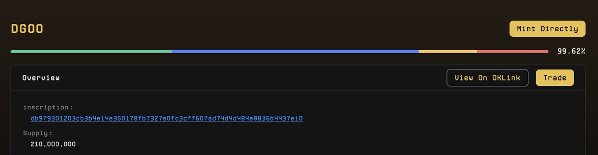 99% 🍕
LFG $DGOO
#BRC20 #BTC