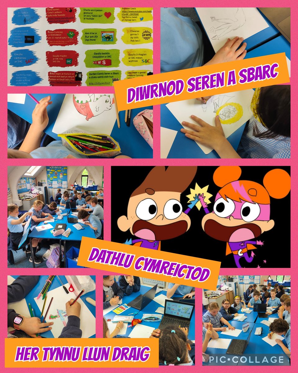 Dathlu diwrnod Seren a Sbarc gan dynnu lluniau dreigiau a chwblhau heriau #DiwrnodSerenaSbarcDay
 <a href="/ysgoliolo/">Ysgol Iolo Morganwg</a> <a href="/MIBroMorgannwg/">Menter Bro Morgannwg</a> <a href="/VOGCouncil/">Vale Council 🏴󠁧󠁢󠁷󠁬󠁳󠁿🇺🇦</a>  <a href="/CowbridgeHub/">HubCowbridge CIC</a> <a href="/CowbridgeCylch/">Cylch Cowbridge</a> <a href="/SerenaSbarc/">Seren A Sbarc - Siarter iaith</a> <a href="/SiarterIaithCCD/">Siarter Iaith CCD</a>