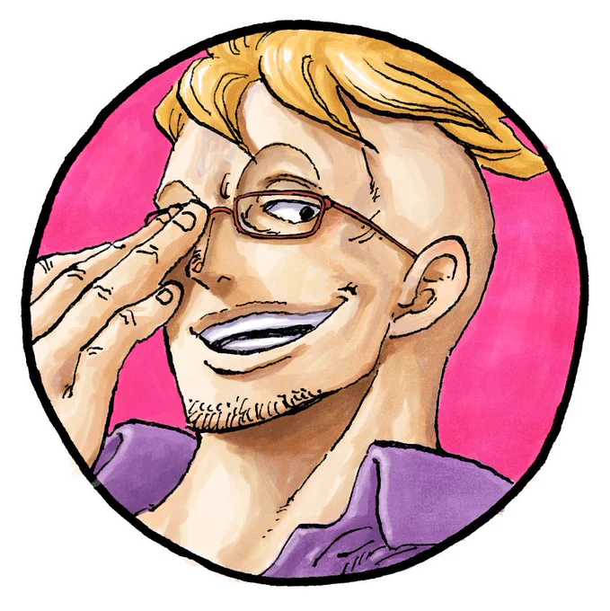 【2023年通しアイコン企画】  No.19  マルコ  (※アイコンに使う際はプロフィールに私の紹介文の記載をお願いします)